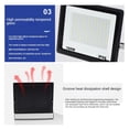 thumbnail image 4 of 100W 150W 200W 300W Projecteur Extérieur Étanche IP66 LED, Applique Murale pour Utilisation sur Carrés, Rues et Cours, Grand Application, 4 of 7