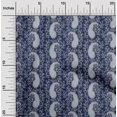thumbnail image 1 of oneOone Tissu Polyester Lycra Imprimé Floral & Paisley Tissu BTY 56 Pouces de Large, 1 of 4