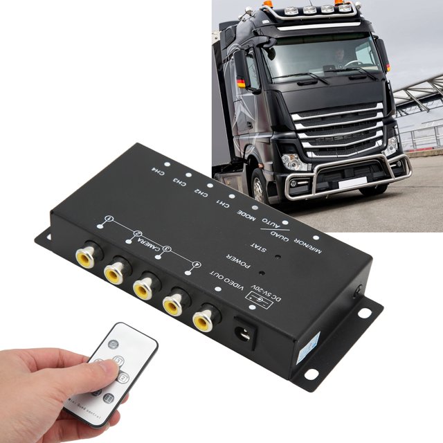 CCTV MDVR, Enregistreur Vidéo Numérique Mobile avec Surcharge d'Interface Algorithme H264 4 Canaux pour Citernes Grands Camions