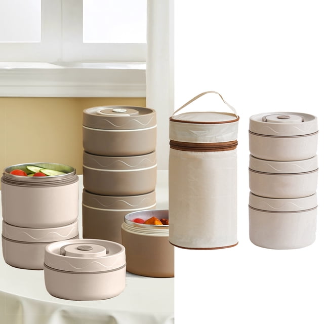 Lunch Bag 1 Food Warm Lunch Container Stainless Steel Thermal Lunch Container Portable Thermal Bento Bo X Food Container And Portable
