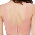 thumbnail image 3 of Abcnature Plus Size Bras for Women Plus Size Solid Wavy Wireless Removable Cup Gathering Daily Bras, 3 of 5