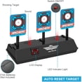 thumbnail image 3 of Electric Target for Nerf Pistol, Auto Reset Intelligent Light Sound Effect Scoring Target for Nerf N-Strike Elite / Mega / Rival Series (Target Only), 3 of 7
