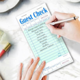thumbnail image 4 of 10 Pack Guest Check Books, Server Note Pads for Restaurant, Green Waiter Checkbook, Restaurant Order Pad 50 Sheets/Pack, 4 of 5
