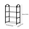 thumbnail image 3 of Boovnll Doorway With Handrail Four Small Shoe Rack Home Entry Shoe Cabinet Entry Shoes Storage Rack Small Shoe Racks, 3 of 7