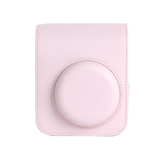 For Instax Mini 12 Camera Case Travelling Bag PU Leather Soft Shoulder Bag,lightcherrypowder