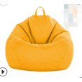 thumbnail image 2 of Faithtur Housse de Canapé de Repos Couleur Unie, Housses de Pouf Sans Remplissage avec Poignée, 2 of 9