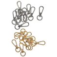 thumbnail image 4 of Baohd 10 Pièces Pivotant Mousqueton Clips Porte-Clés Porte-Clés DIY Argent, 4 of 9