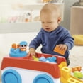 thumbnail image 4 of MEGA BLOKS Building Toy Block Spinning Wagon with 1 Figure (20 Pieces) for Toddler, 4 of 6