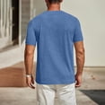 thumbnail image 2 of Besolor Men's Summer T-Shirt Short Sleeve Classic Crew Neck Tee Shirts Casual Solid Color Basic Tops, 2 of 5