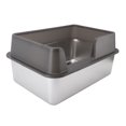 thumbnail image 1 of Cat Litter Box with High Enclosed Side,Stainless Steel Litter Box Stainless Steel Litter Box Enclosed Stainless Steel Large Cat Litter Box XL Litter Box for Multiple Cats, 1 of 7