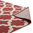 thumbnail image 2 of Modway Cerelia Treillis Marocain Tapis Intérieur et Extérieur 5 x 8 Pieds, Rouge/beige, 2 of 9