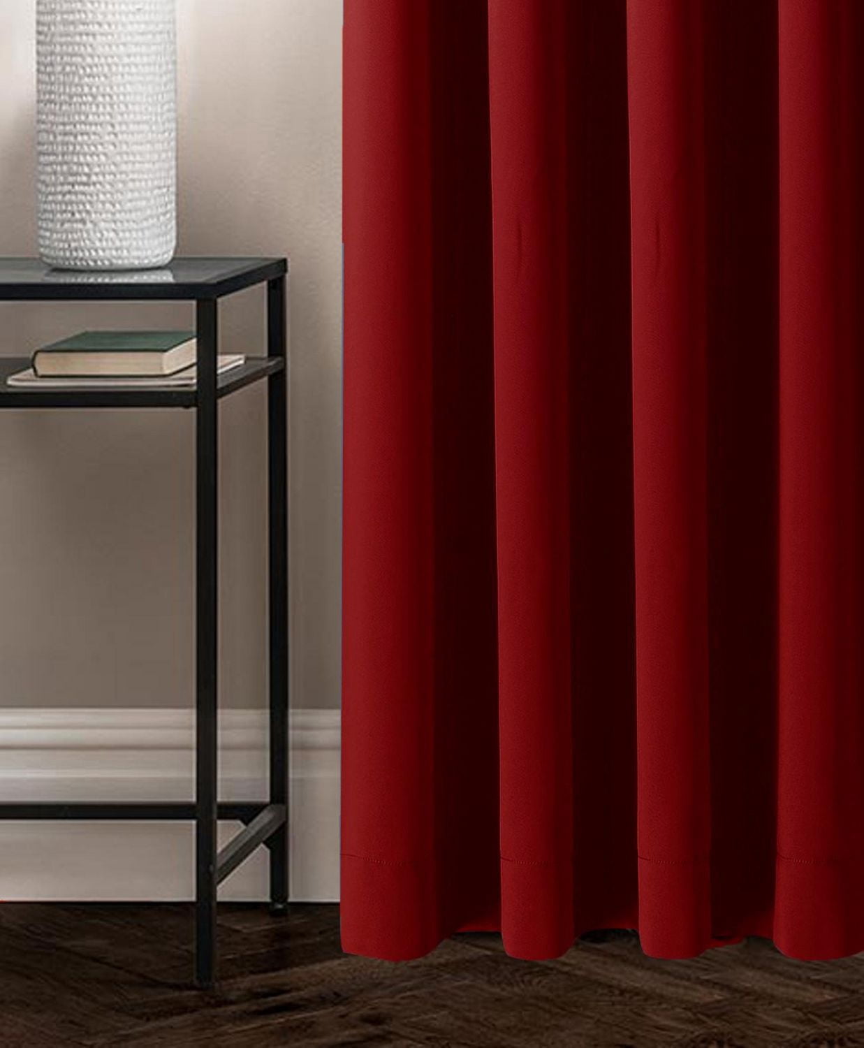 Swift Home 1 Piece Room Darkening Rod Pocket Curtains