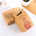 thumbnail image 4 of Boîte à Friandises de Noël Dessin Animé Boîte à Friandises Créative Boîte en Papier Kraft, 4 of 10