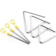 thumbnail image 4 of Triangle Musical, Instrument de Percussion à Main Triangulaire Musical, Instrument Triangulaire avec Batteur, Instrument Triangulaire, Triangles Musicaux pour Enfants, 4 of 7