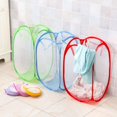 thumbnail image 1 of Mesh Pop Up Laundry Hamper with Durable Handles - Portable Collapsible Clothes Baskets for Dorm  Bathroom & Travel, 1 of 8