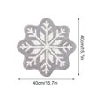 thumbnail image 2 of Bathroom Rugs, Snowflakes Rug Winter Snowflake Doormat Snowflake Welcome Mat Cute Christmas Decorative Non-Slip Washable Door Mats For Indoor Outdoor Entrance Home Bathroom, Bedroom Mats, 2 of 6