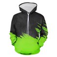 thumbnail image 1 of Pull à Capuche pour Hommes Imprimé Coloré Non Positionné Pull Décontracté à Manches Longues, 1 of 4