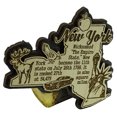 thumbnail image 3 of USA New York State Map Wooden Magnet Souvenir Fridge Magnet Gift, 3 of 5
