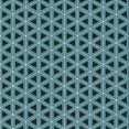 thumbnail image 1 of Ahgly Tapis d'Intérieur Lavable en Machine Carré Transitionnel Bleu Tiffany, 5 Pieds Carré, 1 of 7