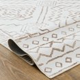 thumbnail image 4 of Rugking 5X7 Moroccan Area Rug In Home Taupe Modern Geometric Mat Contemporary Soft Thin Rug Indoor Door Mat Non Slip Carpet Kitchen Bedroom Dining Room, 4 of 6
