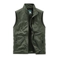 thumbnail image 1 of LOVZFMLL Jackets for Men's Work Clothes Jacket Solid Color Stand Collar Multiple Pockets Outdoor Sports Photography Coat, 1 of 5