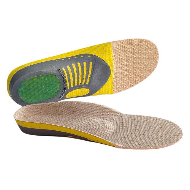 1 Pair Orthopedic Flat Foot Sole Pad Orthotic Insoles for Sports Light Large