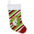 thumbnail image 1 of Carolines Treasures CK4073CS Fox Terrier Bas de Noël à Rayures de Bonbons de Noël, 1 of 2