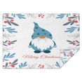 thumbnail image 1 of Merry Christmas Tablecloth Waterproof Spillproof Tablecolths Table Covers Snowman Snowflake Silver Table Cover for Christmas Party Decorations Favors Rectangle,60x84inches, 1 of 5
