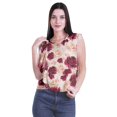 thumbnail image 4 of Moomaya Hauts en Jersey de Coton pour Femmes Sans Manches Imprimés à Col Rond Tenue Décontractée, 4 of 4