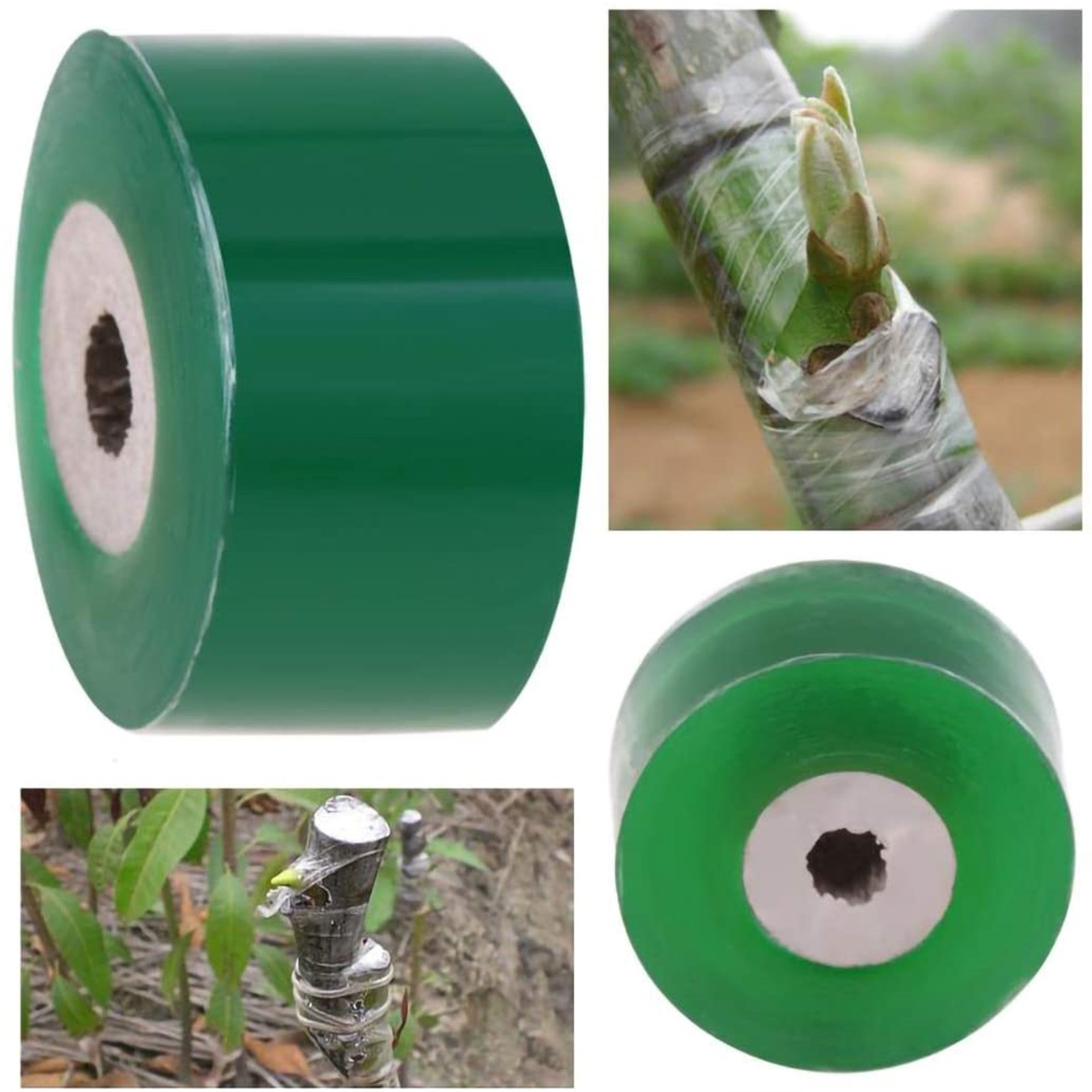 JWshufel Fruit Tree Grafting Tools Grafting Shears Pruning Shears Gardening Supplies with Stretchable Self Adhesive Polyethylene Membrane for Quick Repair and Plant Growth