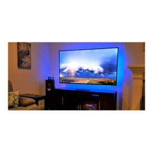 BASON LIGHTING TV LED Feu arrière, 14.76ft USB Led Lights Strip pour 60-70 TV/Monitor Backlight, LED TV Lumières avec télécommande, 4096 DIY Couleurs TV Bizarre Lighting pour HDTV, PC,Actualisé. 60-70inch(14