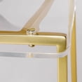 thumbnail image 4 of Plata Import Clear Counter Stool Gold Legs, 4 of 4