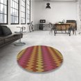 thumbnail image 4 of Ahgly Tapis Rectangulaire Lavable en Machine Intérieur Transitionnel Brun Cannelle, 2 Pieds x 3 Pieds, 4 of 7