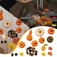 thumbnail image 3 of Gkeoshab Desktop Ornament Decorations Decor Pumpkins Artificial For Fall Table Leaves Maple Thanksgiving Home Decor Home & Garden, 3 of 9