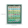thumbnail image 3 of Kidstoy 1 Year Old Toys Kids Tablet Boys Learning Pad with Led Teach Alphabet Numbers Math Early Development Interactive Electronic Toy Christmas Gifts Baby Toys for Boys Toys for 2 Year Old Boy, 3 of 7
