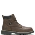 thumbnail image 2 of Wolverine Men's Floorhand 6 Inch Waterproof Soft Toe-M Work Boot, Dark Brown, 12 M US, 2 of 4