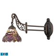 thumbnail image 1 of Elk 079-Tb-28 Lilac Mix-N-Match 1-Light Swing Arm Sconce, 12-Inch, Tiffany Bronze, 1 of 4