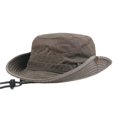 thumbnail image 2 of Mens Bucket Cap With Adjustable Strap Sun Protection Breathable Fisherman Hat For Outdoor Hiking, 2 of 2