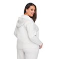 thumbnail image 3 of Haut à capuchon avec fermeture éclair quart de longueur Lane Bryant Plus pour femmes, 3 of 6