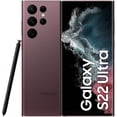 thumbnail image 1 of Refurbished Samsung Galaxy S22 Ultra 5G - 256GB – Burgundy – 108MP Quad Rear & 40MP Front Camera - Fully Unlocked Smartphone - Excellent Condition, 1 of 11