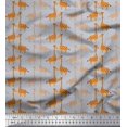 thumbnail image 1 of Soimoi Cotton Duck Fabric Giraffe Kids Print Fabric by Yard 56 Inch Wide, 1 of 3