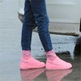 thumbnail image 3 of Couvre-chaussures Réutilisables, Surchaussures Imperméables, Protecteurs Antidérapants pour Pluie et Neige, Design en Émulsion Durable, Pliables pour Activités Extérieures, Cyclisme et Randonnée, 3 of 6
