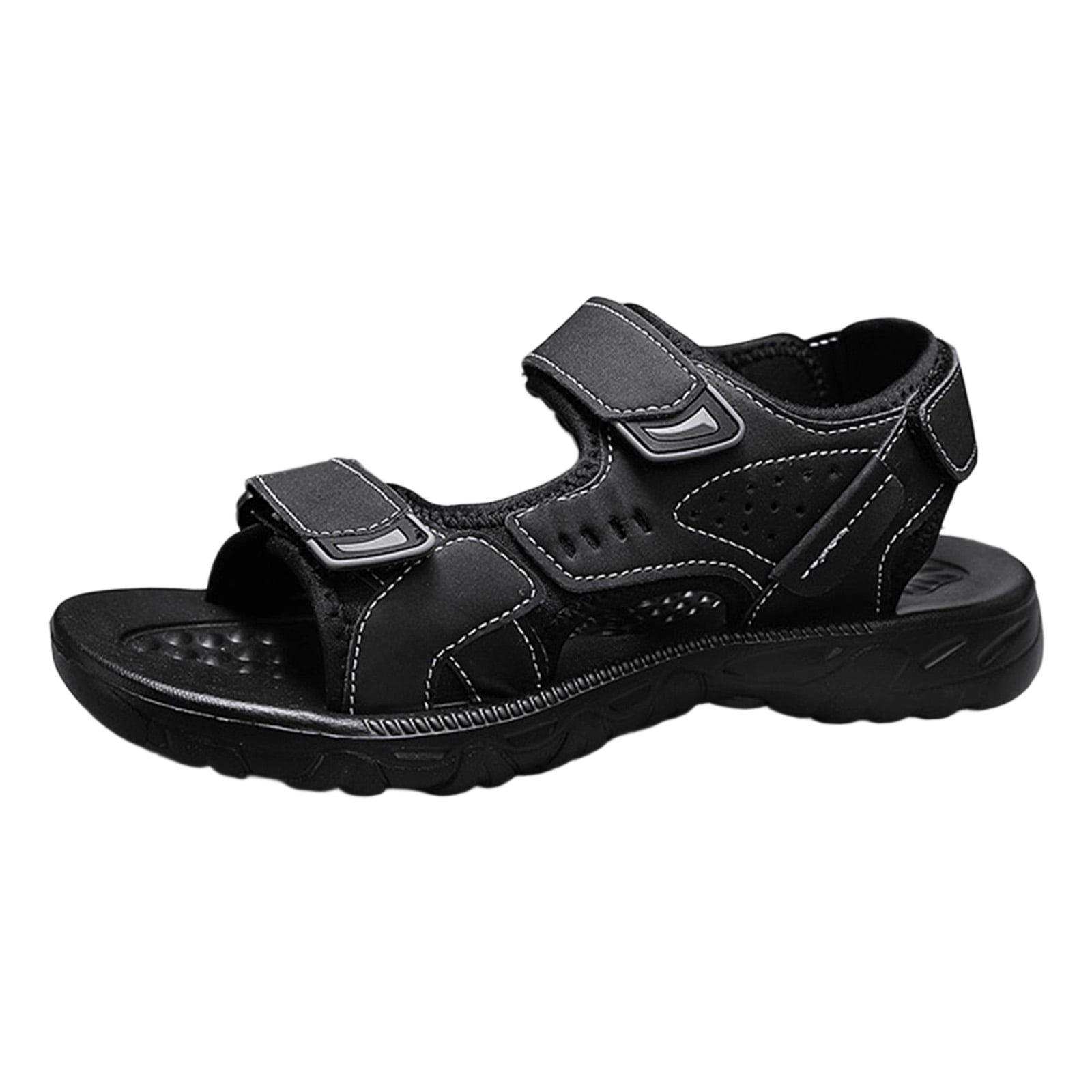 Men\'s Black Arch Support Outdoor Non Slip Athletic Durable Hiking Sandal Shoes DREAM PAIRS Men main image 2