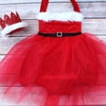 thumbnail image 5 of Nouvelle Barboteuse de Noël pour Nouveau-Né Bébé Fille, Tenue Robe Tutu en Tulle avec Père Noël, Costume, 5 of 5