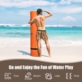 thumbnail image 4 of Costway 3-Layer Floating Water Pad 12' x 6' Floating Oasis Foam Mat Orange, 4 of 9