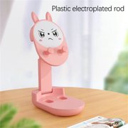 EGNMCR Phone Holders for Your Car Mobile Phone Desktop Cute Girl Heart Card Ventilated Student Gift Suitable For Flat Panel Live Broadcast phone holder