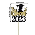 thumbnail image 2 of mtvxesu Graduation Decorations Class of 2024, Graduation Party Cake Decoration Insert Season Of Graduation Theme Party Decoration Graduation Gift Up to 50% Off, 2 of 3