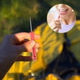 thumbnail image 3 of MTBLYS Alloy Retractable Toothpick 3-Stage Adjustable Portable Pocket Size Fruit Fork Disassembly Travel Dining Use, 3 of 5