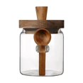 thumbnail image 2 of EGNMCR Glass Sealed Jar Storage Jar Glass Bottle Coffee Jar Tea Kitchen Miscellaneous Grain Storage Snack Storage Jar Milk Powder Jar Coffee storage jar, 2 of 6