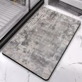 thumbnail image 2 of Experience the Comfort of our 20x32 inch Modern Abstract Gray Bathroom Runner Rug: Soft, Non-Slip, Low Pile, Perfect for Bathroom, Kitchen, Laundry Room, 2 of 5